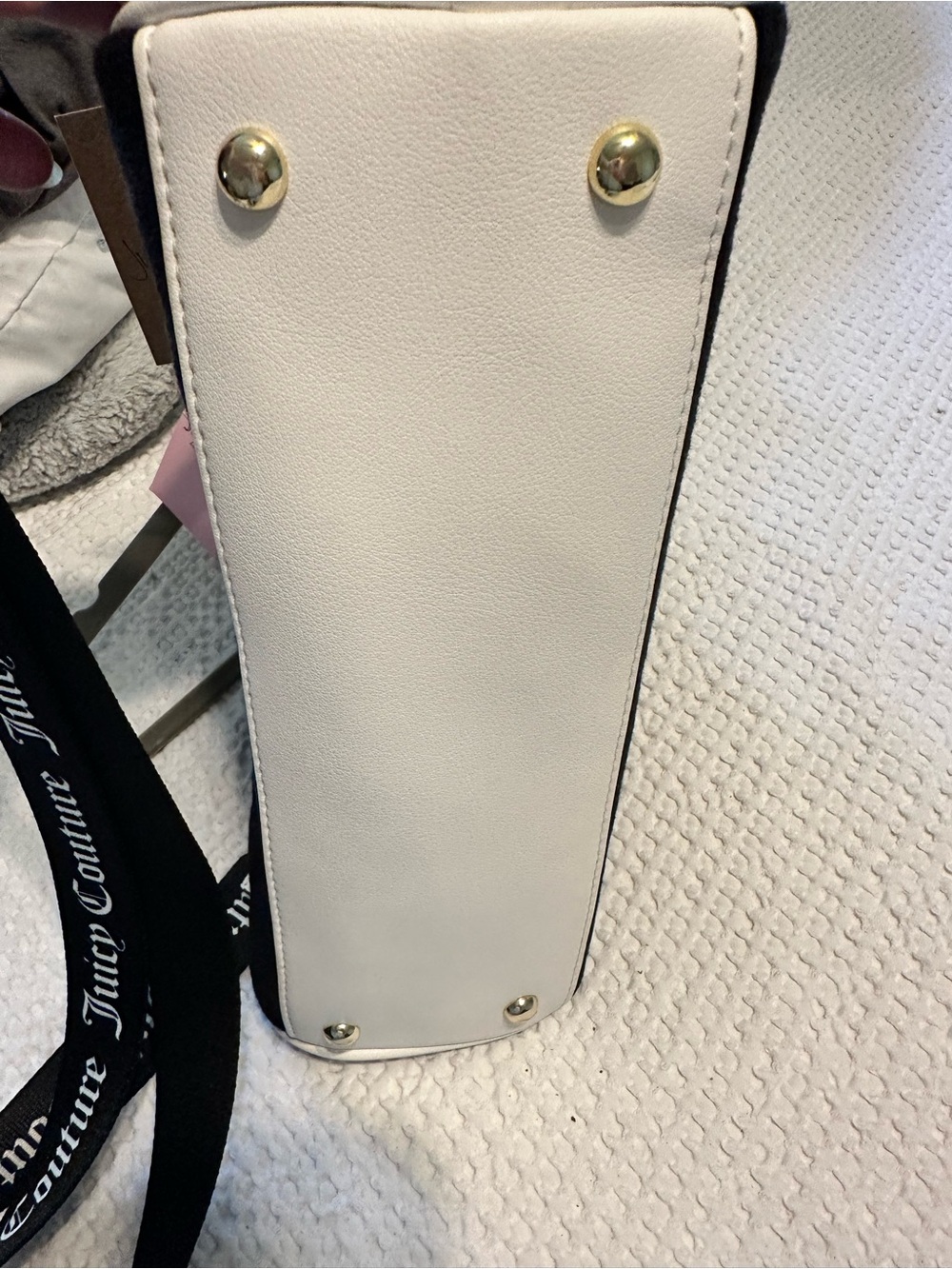Juicy Couture Black & White Strawberry Patch Purse Arm and Shoulder Strap NWT - Picture 7 of 13